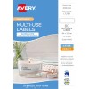 Multi-Use Labels With Silver Border 393340