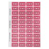 X Side Tab Colour Coding Labels 44524