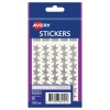 Silver Star Stickers 932351
