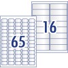 Clear Address labels Kit 982513 210 x 297 mm