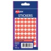 Fluoro Red Dot Stickers 932281