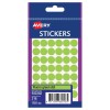 Fluoro Green Dot Stickers 932282