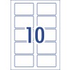 Fabric Print & Divide Name Badge Labels 980040 88 x 52 mm