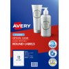 Crystal Clear Round Labels 980022
