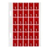 1 Top Tab Colour Coding Labels 44201