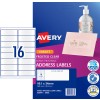 Frosted Clear Address Labels 958066 Content: 160 Labels / 10 Sheets