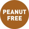 'Peanut Free' Allergy Label 937395 Ø 24 mm
