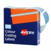 26 Side Tab Colour Coding Roll Labels 43276