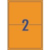 Fluoro Orange High Visibility Shipping Labels 959404 199.6 x 143.5 mm