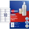 Crystal Clear Rectangle Labels 980019 Content: 100 Labels / 10 Sheets