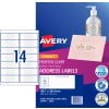 Frosted Clear Address Labels 958065 Content: 140 Labels / 10 Sheets