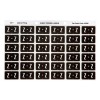 Z Side Tab Colour Coding Labels 43326