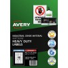 White Heavy Duty Labels 959195