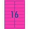 Fluoro Pink High Visibility Shipping Labels 35952 99.1 x 34 mm