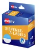 1/2 Blue and White Dispenser Dot Stickers 937277