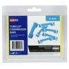 This image shows a packaging containing blue TubeClip compressor bars, which are used with TubeClip bases and U pieces. The pack includes 25 pieces.
