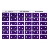 7 Side Tab Colour Coding Labels 43347