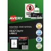 White Heavy Duty Labels 959069