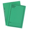 Green Spiral Spring Action File with Black Print 85304