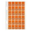 P Top Tab Colour Coding Labels 44416