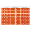P Side Tab Colour Coding Labels 43316