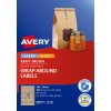 Kraft Brown Wraparound Labels 980051