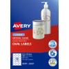 Crystal Clear Oval Multi-purpose Labels 959165