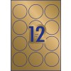 Avery Gold Round Labels 980072 Ø 60 mm