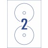 White CD Labels 960101 Ø 117 mm