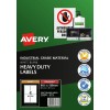 White Heavy Duty Labels 936068