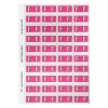 F Side Tab Colour Coding Labels 44506