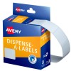 White Rectangle Dispenser Stickers 937215