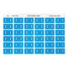 T Side Tab Colour Coding Labels 43320