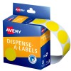 Yellow Dispenser Dot Stickers 937247