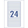 White Filing Labels 959058 134 x 11 mm
