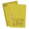 Yellow Tubeclip File with Black Print 84442