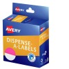 1/2 Pink and White Dispenser Dot Stickers 937279