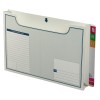 White Lateral Notes Wallet 46715