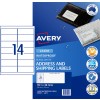 Avery Waterproof Labels 959426 Content: 70 Labels / 5 Sheets