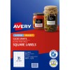 Glossy Square Labels 980015