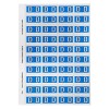 D Side Tab Colour Coding Labels 44504