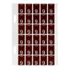 9 Top Tab Colour Coding Labels 44209