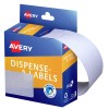 White Rectangle Dispenser Stickers 937306