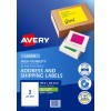 Fluoro Green High Visibility Shipping Labels 959408