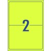 Fluoro Yellow High Visibility Shipping Labels 36100 199.6 x 143.5 mm