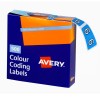 6 Side Tab Colour Coding Labels 43246