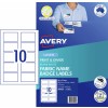 Fabric Print & Divide Name Badge Labels 980056 Content: 50 Label / 5 Sheet