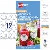 Kitchen & Pantry Labels AE9013 Content: 48 Labels / 4 Sheets