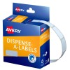 White Rectangle Dispenser Stickers 937206