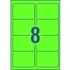 Fluoro Green High Visibility Shipping Labels 36104 99.1 x 67.7 mm